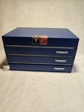 Tissot Original Watch Box Full Set Manuals Pillow Links Vintage