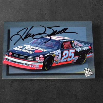 Hermie Sadler VINTAGE NASCAR 1994 PRESS PASS #72 VIRGINA IS 4 LOVERS signed card