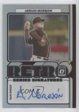 2021 Donruss Optic Retro Signature Series Holo Prizm Adrian Morejon Auto 1dh1