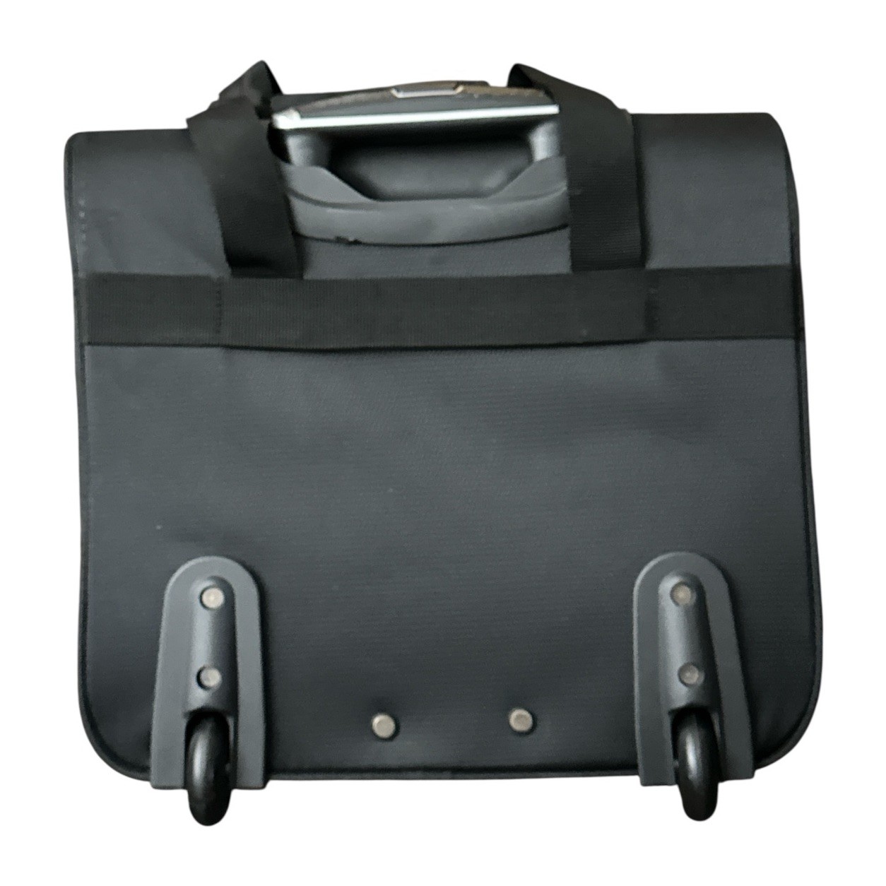 Dejuno Lightweight Rolling Carry-On Bag PRT15SB Black 2-Wheel Spinner 15"