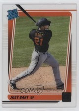2021 Panini Chronicles Clearly Donruss Rated Rookies Joey Bart #22 3a3
