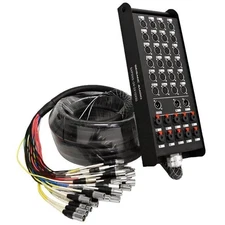 SAPSNS-24-3x10x50 - 24 Channel 50' Snake Cable (Compatible with PreSonus 24.4.2