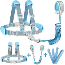 Accmor 3 in 1 Toddler Harness Leash, Reflective Kids Harnesses with anti Lost Wr