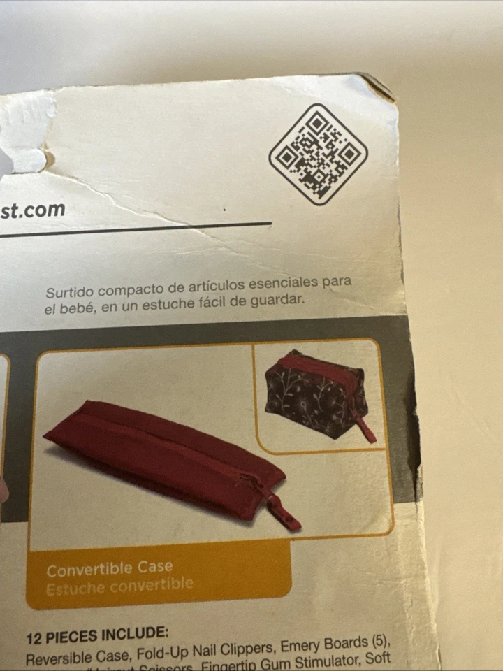 Kit de higiene Safety 1st Nursery Essentials 12 peças branco/rosa - Imagem 4 de 4