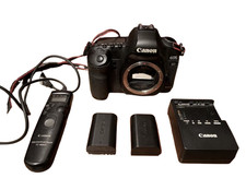 Canon EOS 5D Mark II 21.1MP DSLR Body, 55K Shutter, 2 Batteries, Charger, Remote