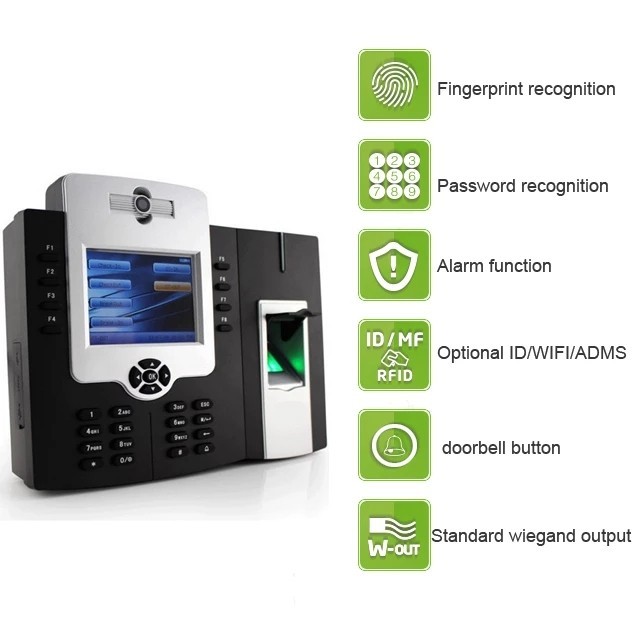 Tct Ip ZKTeco iClock880 TCP/IP Door Access Fingerprint Attendance Machine Time ...