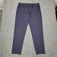 BYLT Everyday Pant 2.0 Pants Mens Large Navy Blue Stretch Casual Performance