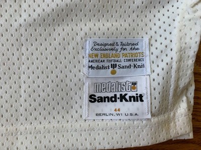 1980s NEW ENGLAND PATRIOTS TEAM ISSUED GAME JERSEY UN USED SAM