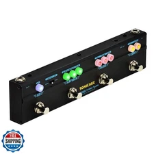 SONICAKE Guitar Multi Effect Pedal Overdrive Compressor Delay Reverb Guitar P