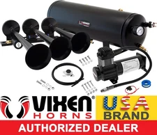 TRAIN HORN KIT FOR TRUCK/CAR/PICKUP LOUD SYSTEM /3G AIR TANK /200PSI /3 TRUMPETS