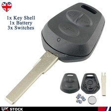 3 Button For Porsche 911 Carrera 996 Boxster 986 2001-2005 Remote Key Fob Case