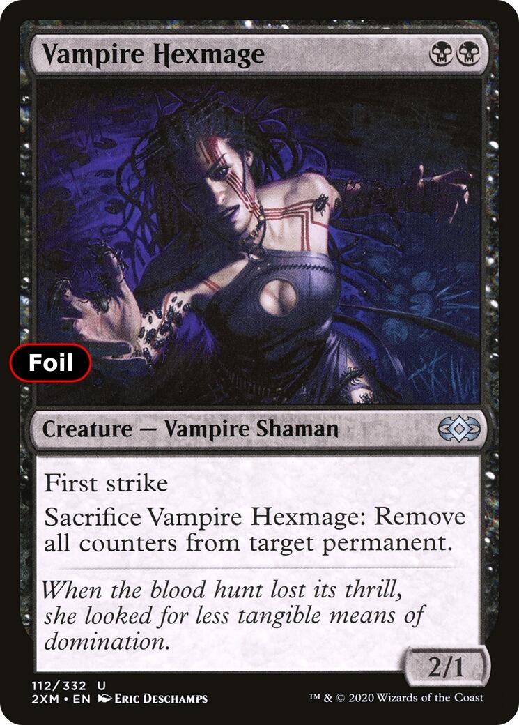Foil Vampire Hexmage - 112 - NM - Double Masters
