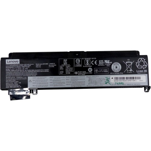 Original Lenovo ThinkPad T470s Akku L16M3P73 01AV462 26Wh - ca. 70% Health