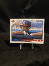 1996 SCORE PINNACLE DAVE JUSTICE #58 MLB BASEBALL DUGOUT COLLECTION