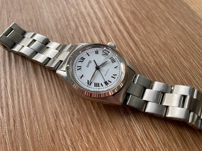 Eberhard & Co Quartz 30mm Damenuhr ''Buckley'' Zifferblatt Vintage