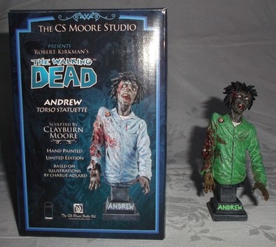 The Walking Dead Andrew Torso Statuette CS Moore Studio Limited Edition Rare GSE
