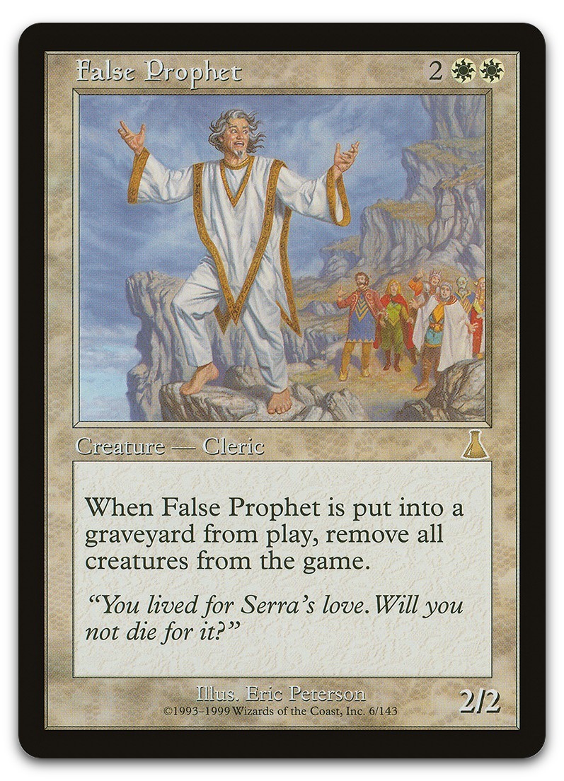False Prophet #6 (LP) Urza's Destiny UDS Magic MTG