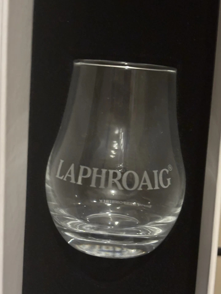 LAPHROAIG Est. 1815 Whisky Tasting Dram Nosing Glasses Set 2 Enjoy Responsibly - Image 3 of 3