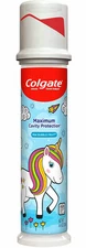 Colgate Kids Toothpaste Pump Fluoride Cavity Protection Bubble Fruit Flavor 4...
