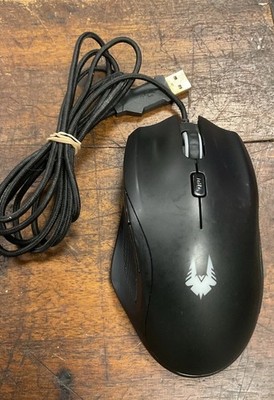 Lexma Gaming Pc Mouse GS-300-bk Black Wired Clean Tested Used