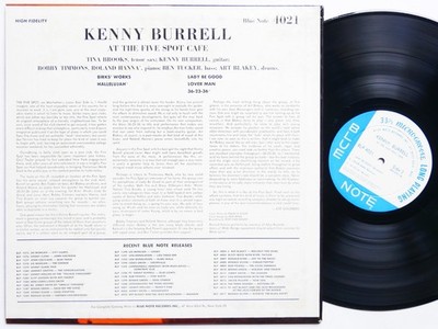 KENNY BURRELL ART BLAKEY Five Spot Cafe LP BLUE NOTE 4021 Orig US