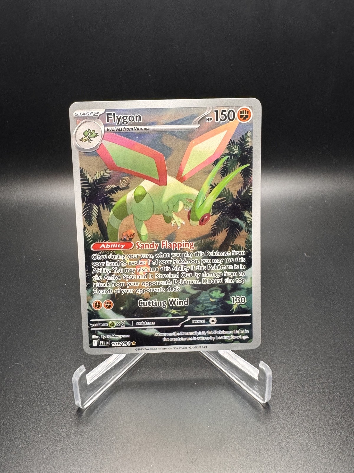 Flygon Holo Illustration Rare ME02: Phantasmal Flames 101/094 NM