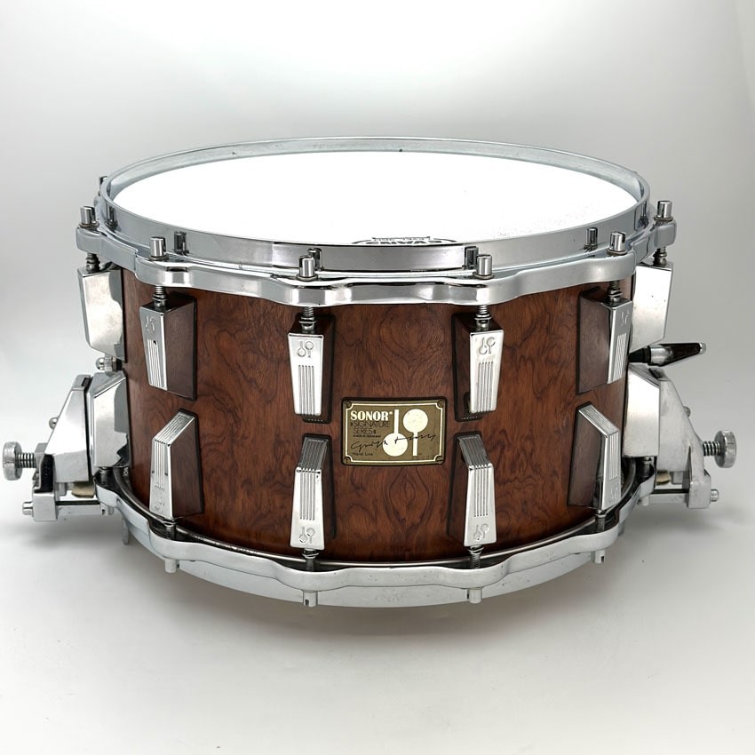 Used Sonor Horst Link Signature Snare Drum 14x8 Bubinga w/ Case