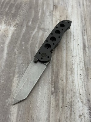 CRKT M16-02 Carson Design Tanto Plain Edge Black Folding Knife 