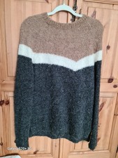 Howies Fluffy Brown Jumper Size M. Alpaca And Real Wool.