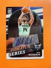 2021-22 Donruss Optic Signature Series Nick Richards #SS-NRS Charlotte Hornets