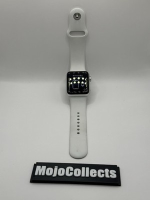 Apple Watch Series 3   38mm   White   Model A1858   GPS   Tested & Working