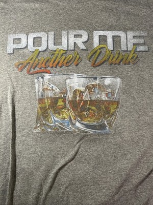 Morgan Wallen Official Merch Pour Me Another Drink T-Shirt Size Men s L Country