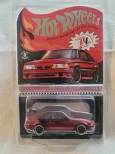 Hot Wheels Rlc 1993 Red Fox Body Ford Mustang Cobra R - Real Riders Wprotector