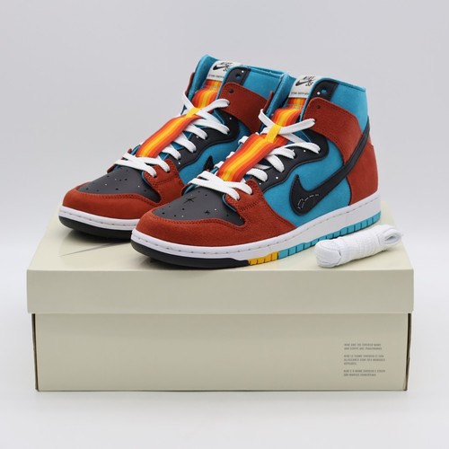 FQ1775-400 Di’orr Greenwood Nike SB Dunk High Decon QS Turquoise Blue ...