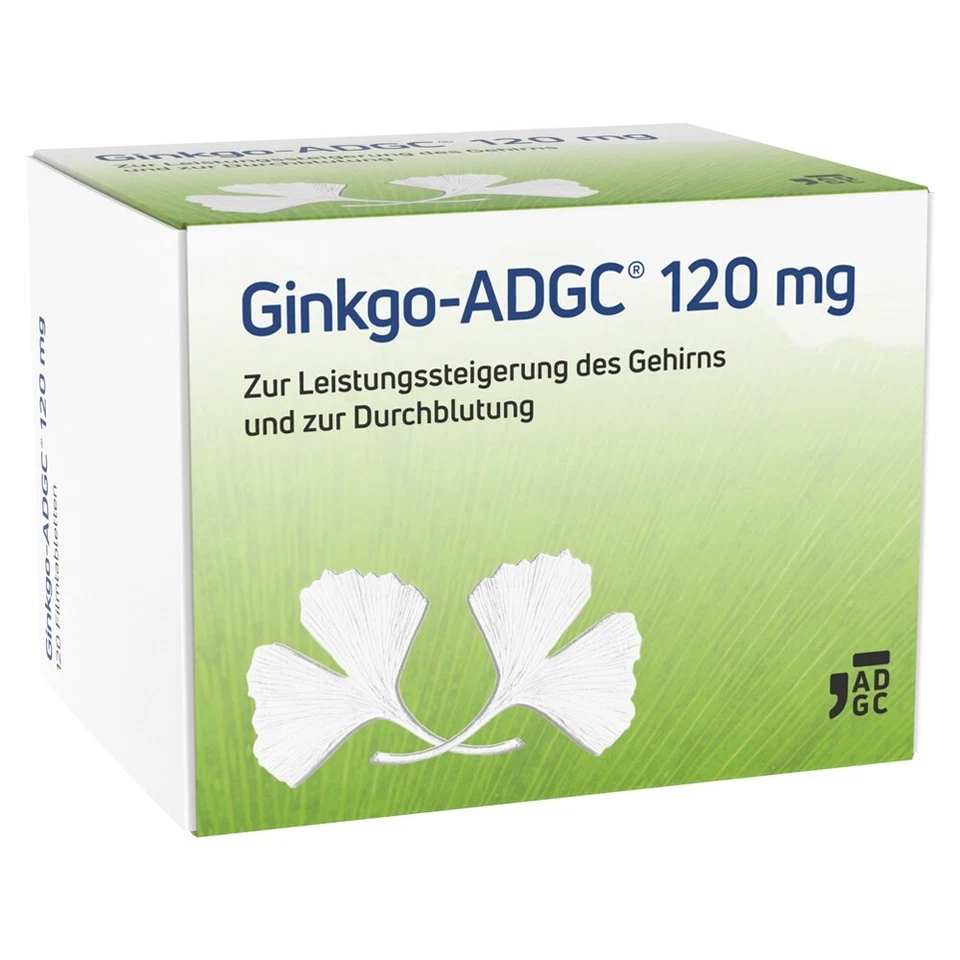 Ginkgo ADGC 120 mg Filmtabletten · 120 St · PZN 13820414