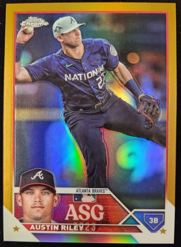 2023 Topps Chrome Update Series - 2023 All-Star Game Austin Riley #ASGC ...