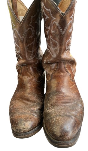 Botas Doble H Gel Trabajo Hielo Marrón Punta Suave Cuero DH1552 Para Hombre Talla 10 2EUSA - Imagen 1 de 8