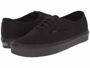 vans authentic black black