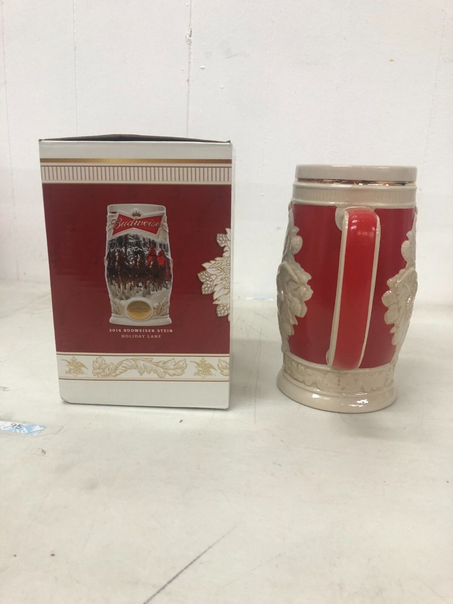 2014 Budweiser Holiday Stein With Original Box & COA | eBay