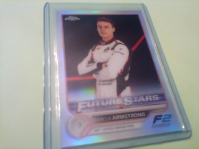 2022 Topps CHROME Formula 1 F1 Racing REFRACTOR Parallel MARCUS ARMSTRONG 83