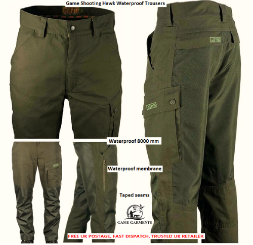 Game Hawk Shooting Trousers, Waterproof 