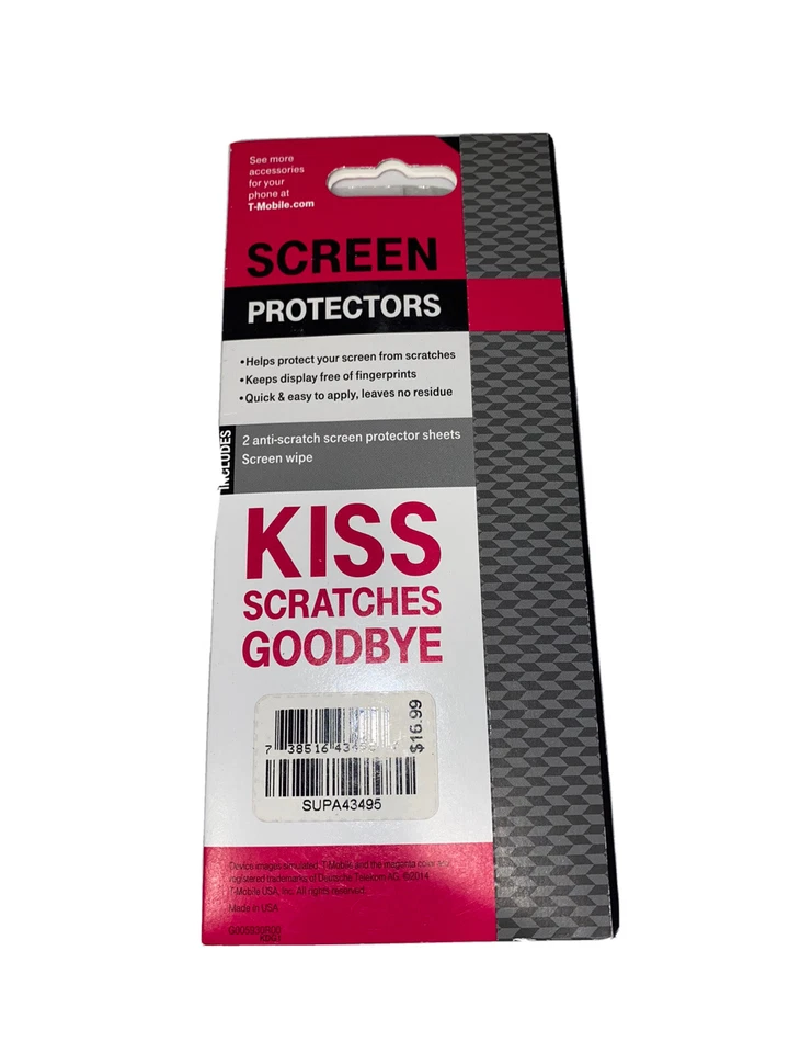 Nuevo Protector de Pantalla Transparente OEM T-Mobile para iPhone 6s/iPhone 6 4.7" Foto 2 de 2