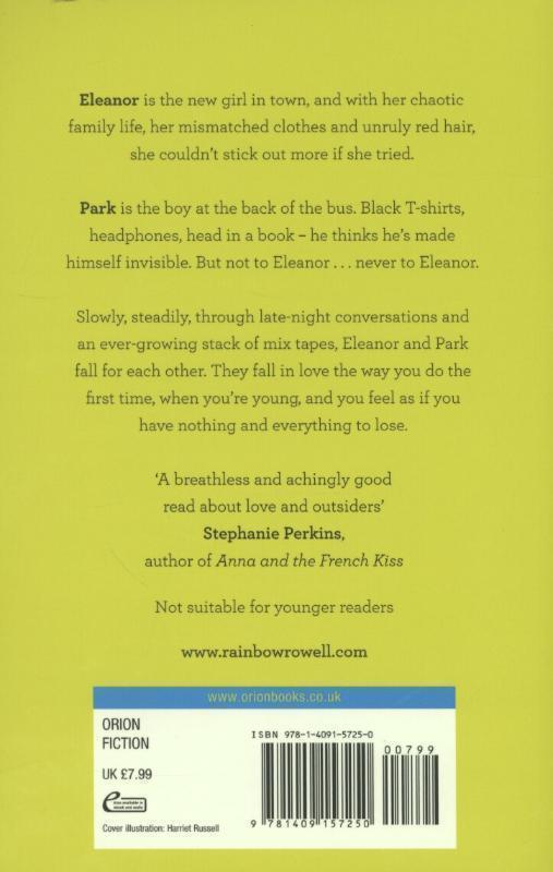 Thumbnail - Eleanor & Park | Rainbow Rowell | Taschenbuch | 336 S. | Englisch |