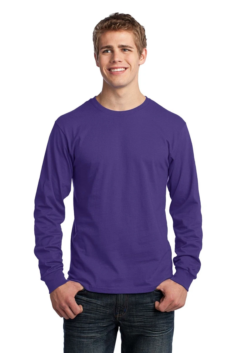 Preços baixos em Camisetas Manga Longa Roxa para Homens | eBay