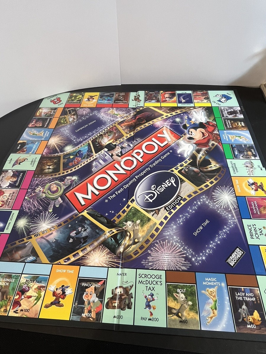 Monopoly Disney Edition 2009 w/ Golden Tinker-bell Dumbo Peter Pan