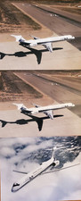 McDonnell Douglas MD-90 Flight Tarmac Photos Lot of 3 -1990s and Tech Spec Sheet