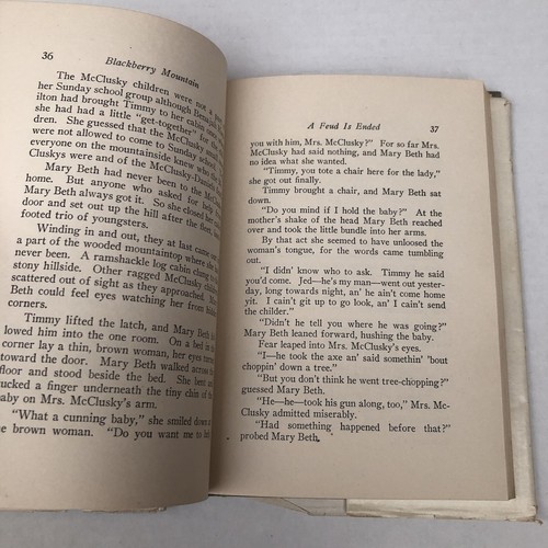 Blackberry Mountain Mable A Wallace Vintage 1947 Hardcover Dust Jacket 1940s - Foto 10 di 10