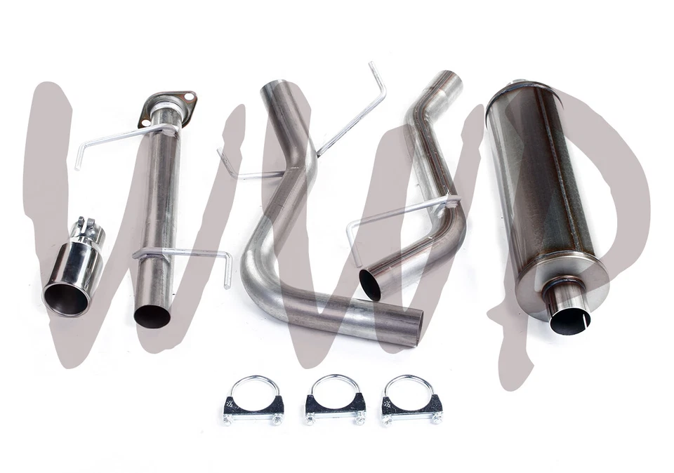 2.5" Stainless CatBack Exhaust Muffler System 07-14 Toyota FJ Cruiser 4.0L XJ10 - Изображение 3 из 3