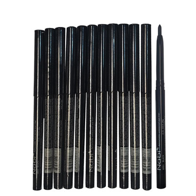 12Pcs  Retractable Waterproof Black Eyeliner (Wholesale Lot) Pencil