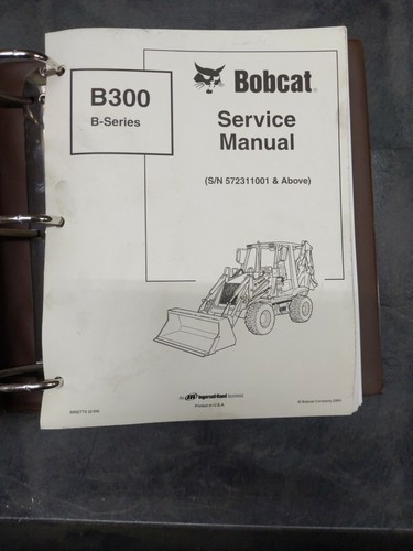 Bobcat B300 B Series Service Manual